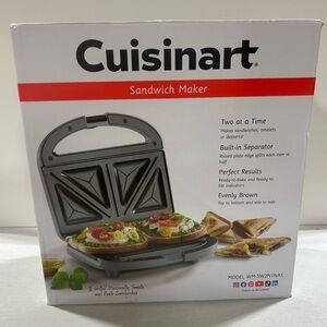 Cuisinart Silver Sandwich Maker in Silver